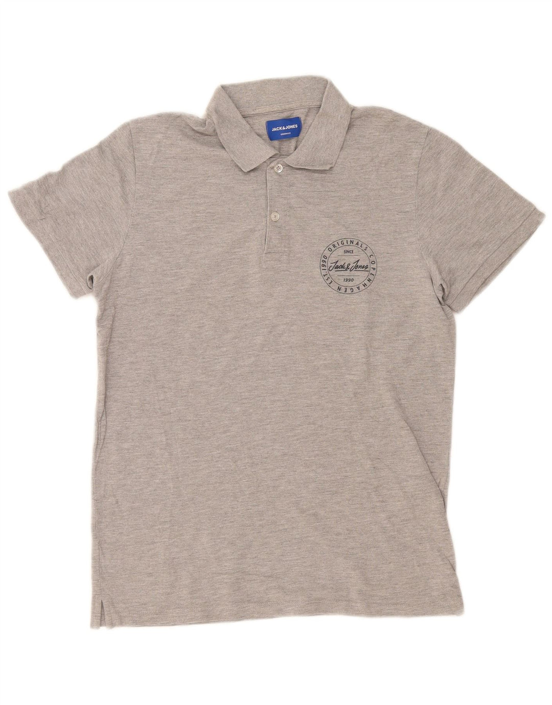 Jack & Jones herre Regular Fit poloshirt mellemgrå bomuld