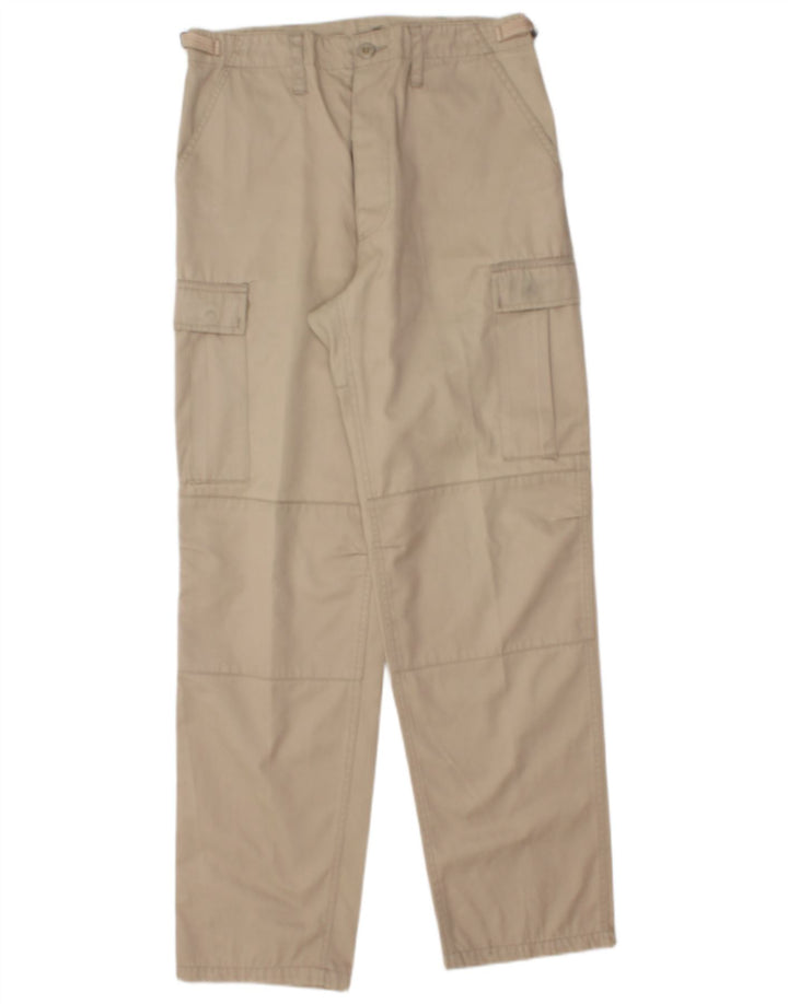 VINTAGE Straight Cargo bukser til mænd W32 L31 Beige
