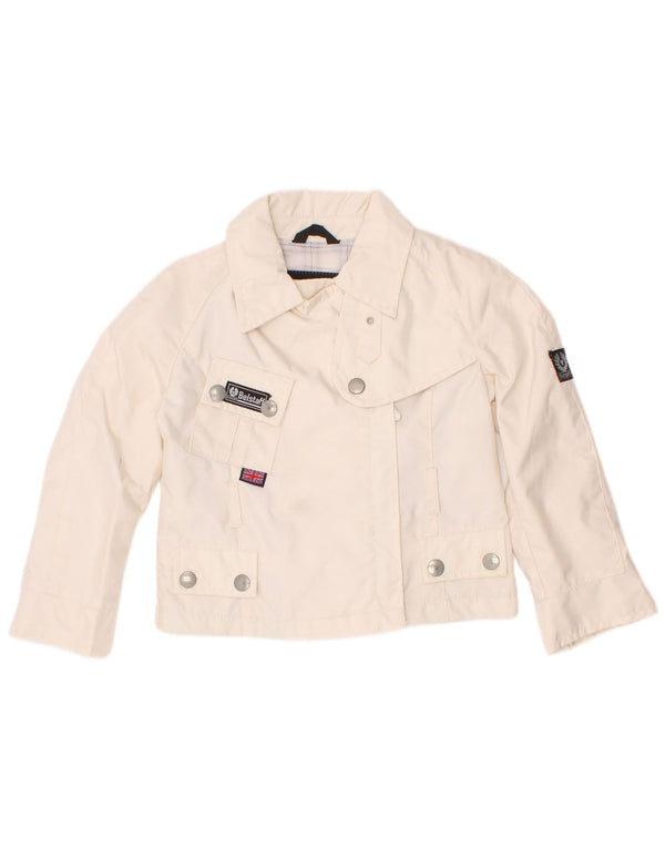 Belstaff Baby Girls Bomber Jacket 18-24 måneder Off White Nylon