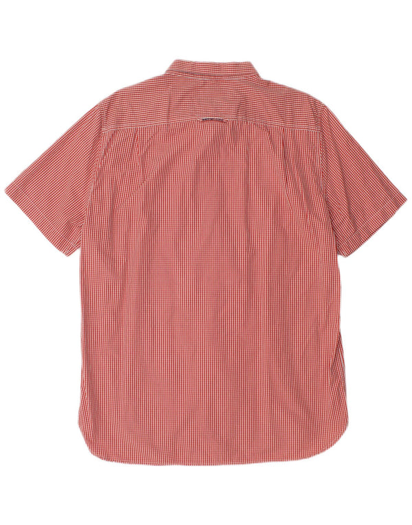 Superdry Kortærmet Herreskjorte 2XL Rød Gingham Bomuld