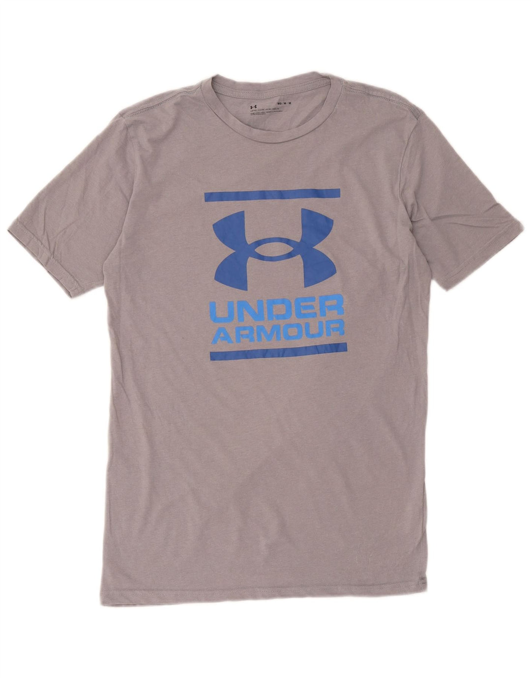 Under Armour Herre grafisk T-shirt Top mellemgrå bomuld