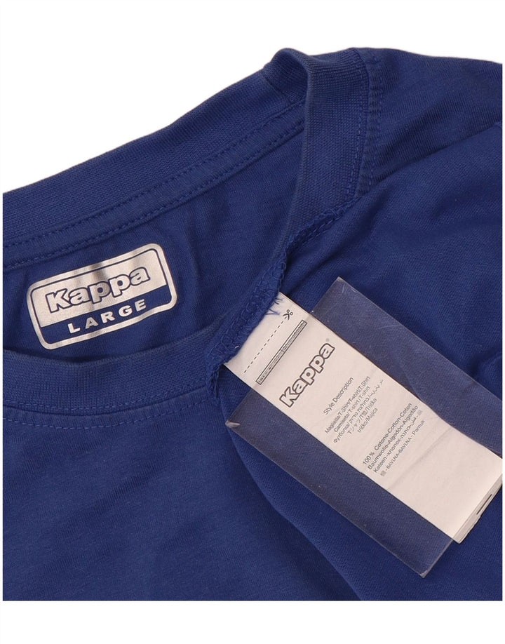 Kappa Herrevest Top Stor Blå Bomuld