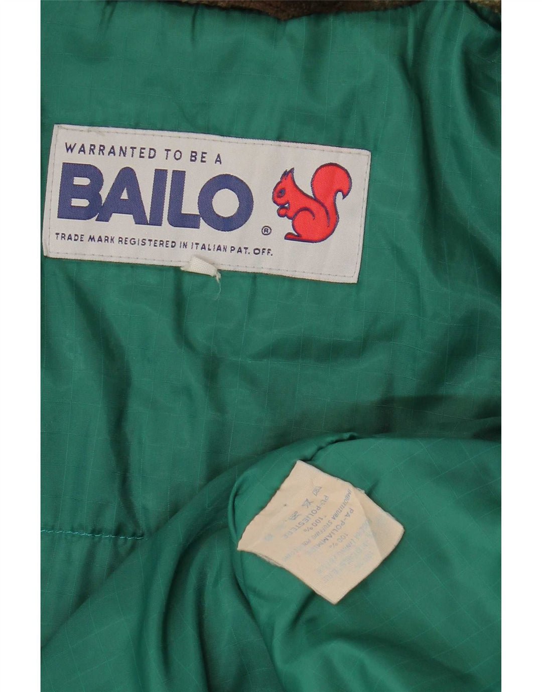 Bailo Herre fleecejakke UK 42 XL Grøn ternet polyester