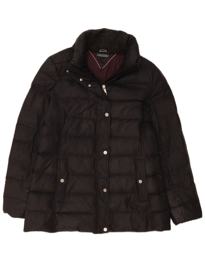 Tommy Hilfiger Dame Polstret Jakke UK 16 Large Black