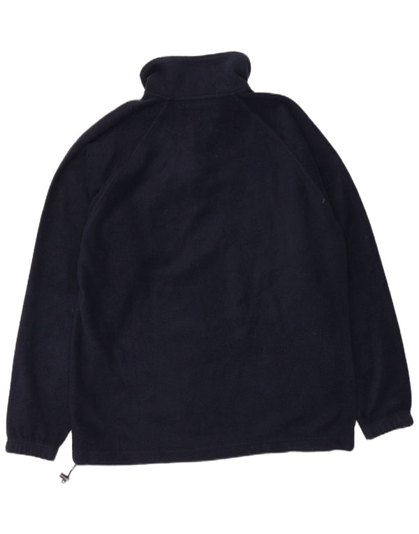 Kappa herre lynlås hals fleece jumper medium marineblå polyester
