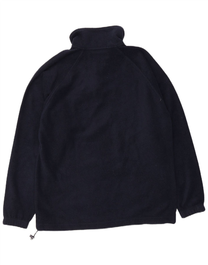Kappa herre lynlås hals fleece jumper medium marineblå polyester