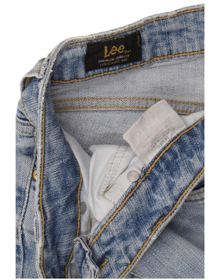 Lee Womens Desoto Bermuda Denim Shorts W29 Medium Blue Bomuld