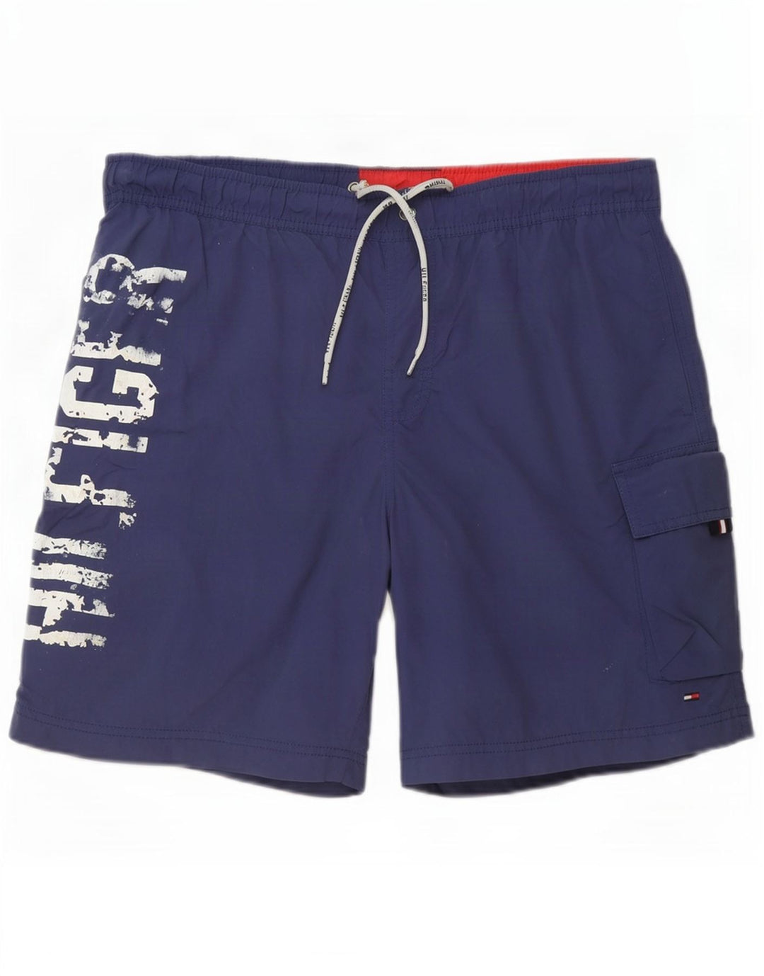 Tommy Hilfiger Herre Graphic Cargo svømmeshorts Medium Navy Blue