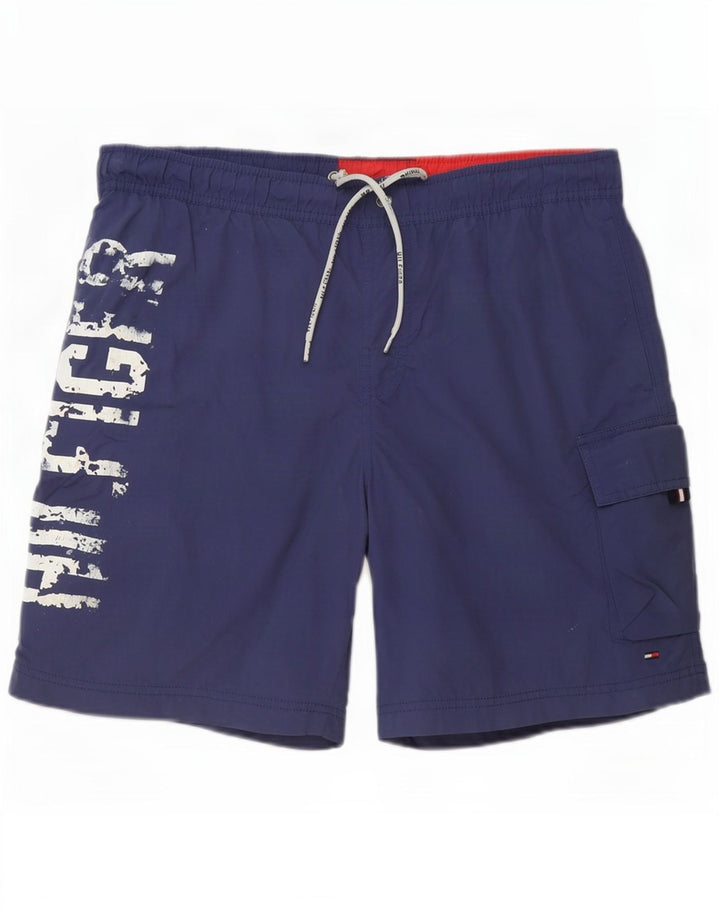 Tommy Hilfiger Herre Graphic Cargo svømmeshorts Medium Navy Blue