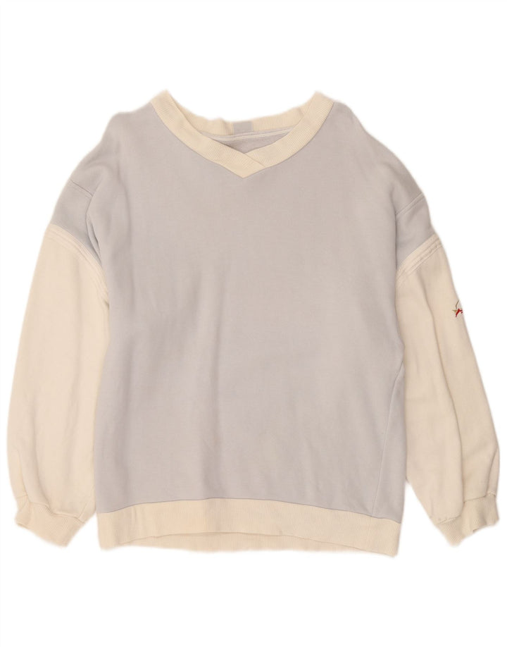 Bogner Dame Sweatshirt Jumper UK 14 Medium Lilla Colourblock