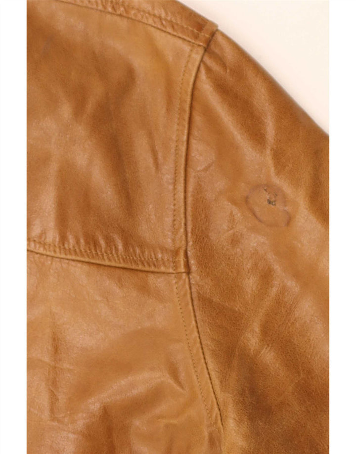 Targa Dame Læderjakke UK 14 Medium Brun