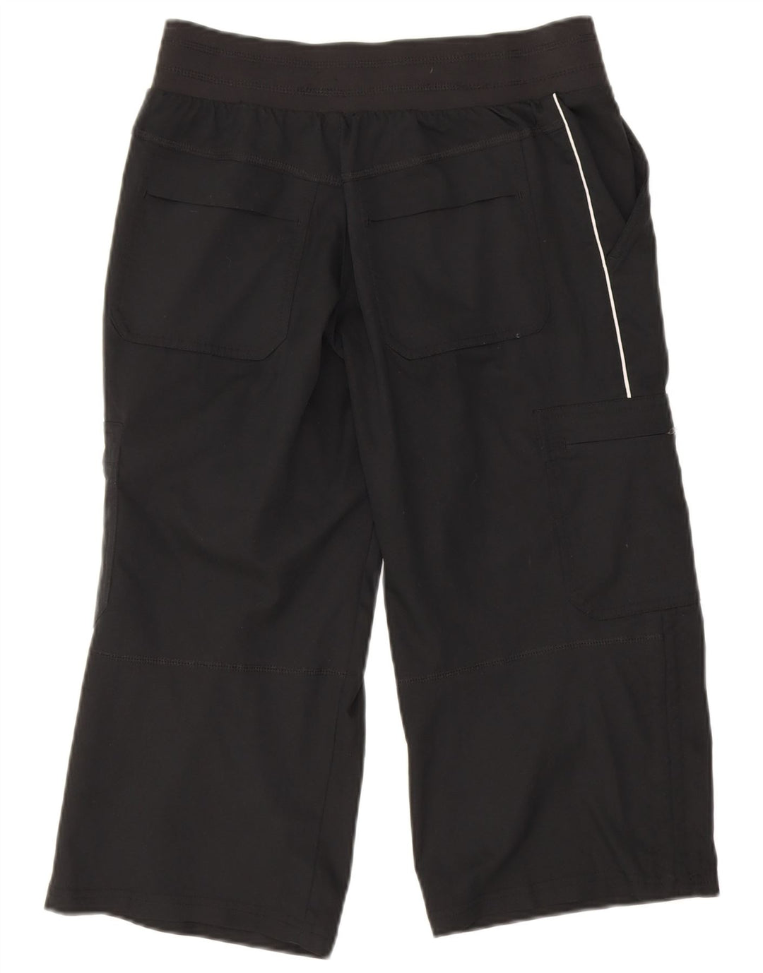 Nike Dame Capri Cargo Bukser UK 8 Small W28 L20 Sort Polyester