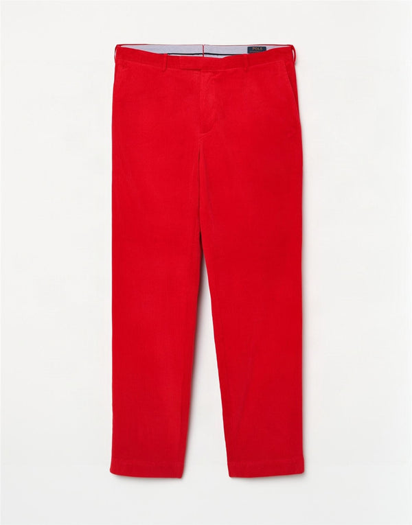 Polo Ralph Lauren Herre Slim Fit Corduroy Bukser W38 L32 Rød Bomuld
