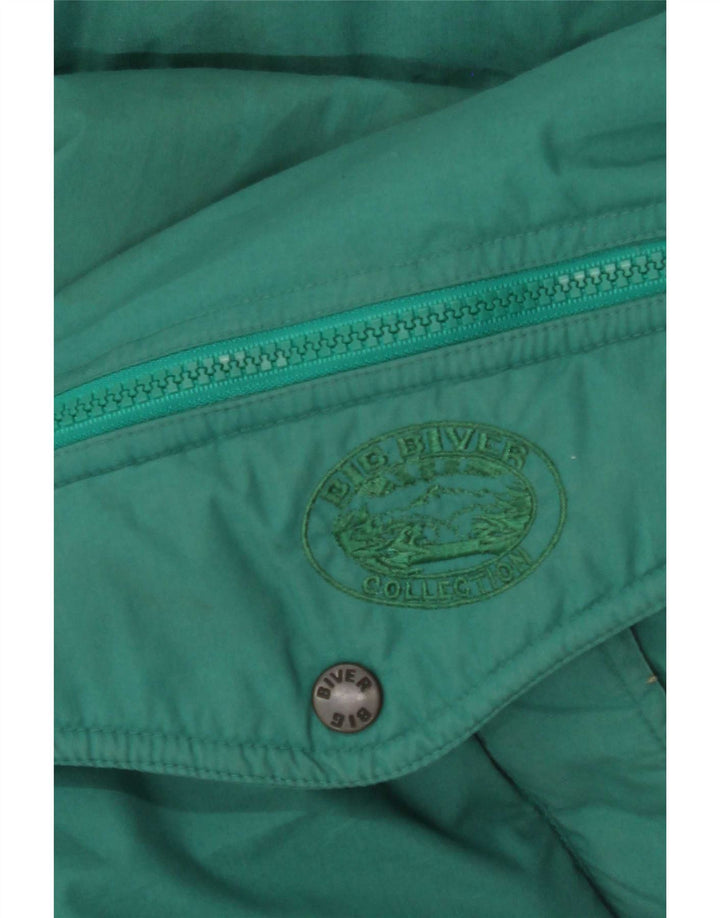 Vintage herre vendbar polstret jakke UK 42 XL Flerfarvet Colourblock