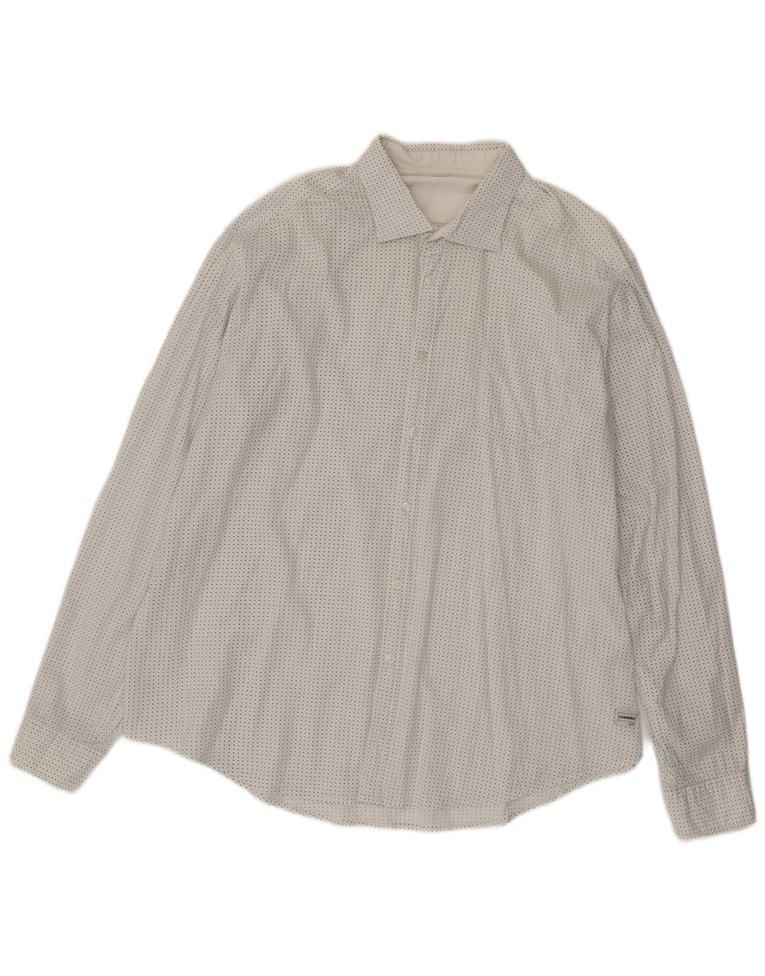 CARRERA Herreskjorte 2XL Hvid Plettet
