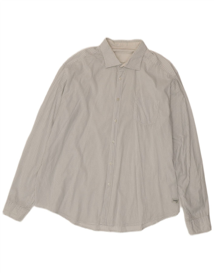 CARRERA Herreskjorte 2XL Hvid Plettet