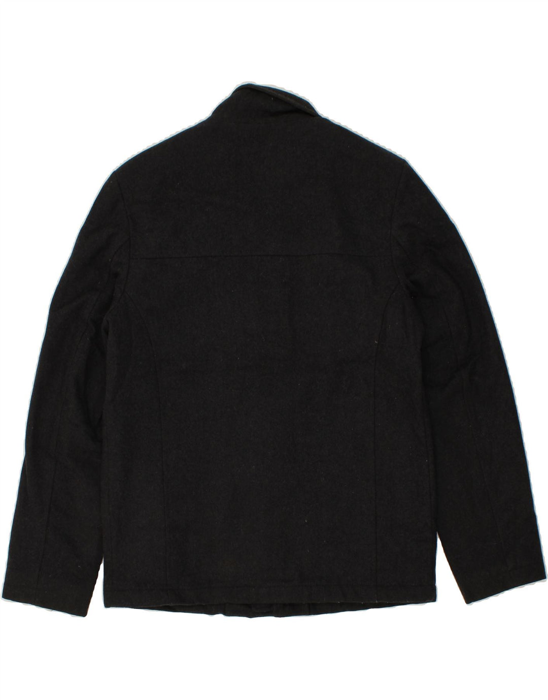 IZOD Mens Windbreaker Jacket UK 36 Small Black Wool Vintage Izod and Second-Hand Izod from Messina Hembry 