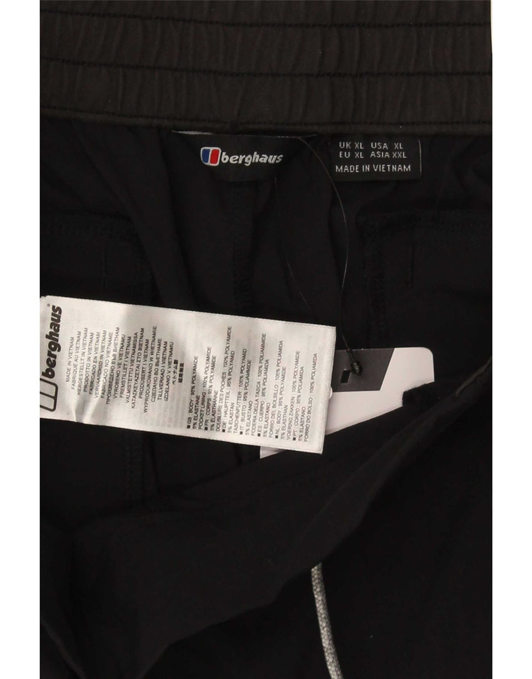 Berghaus Herre Sportshorts XL Sort Polyamid