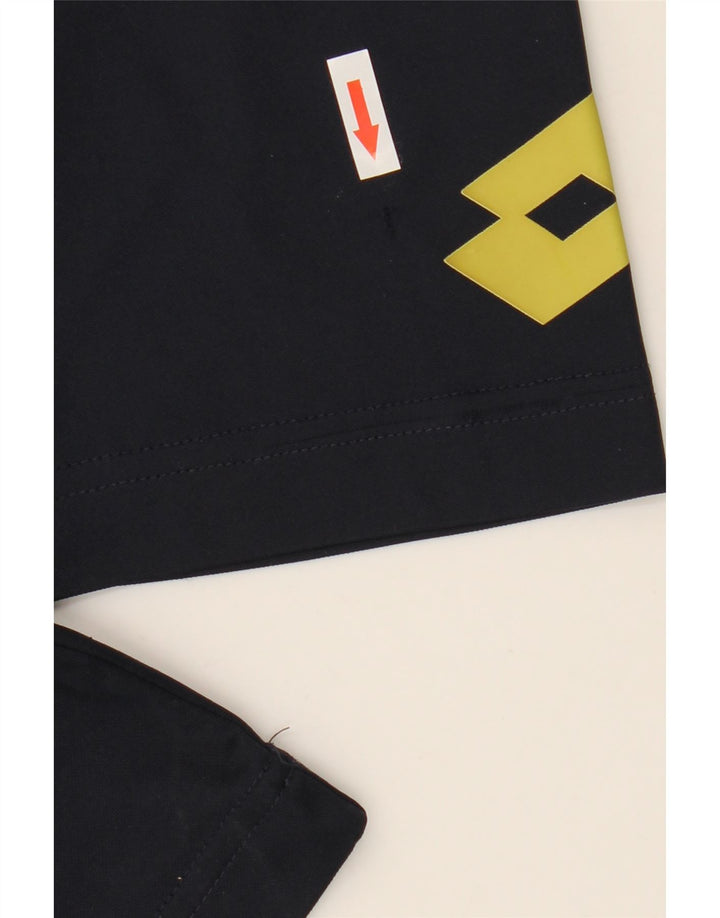 Lotto Herre Grafisk T-Shirt Top Stor Marineblå