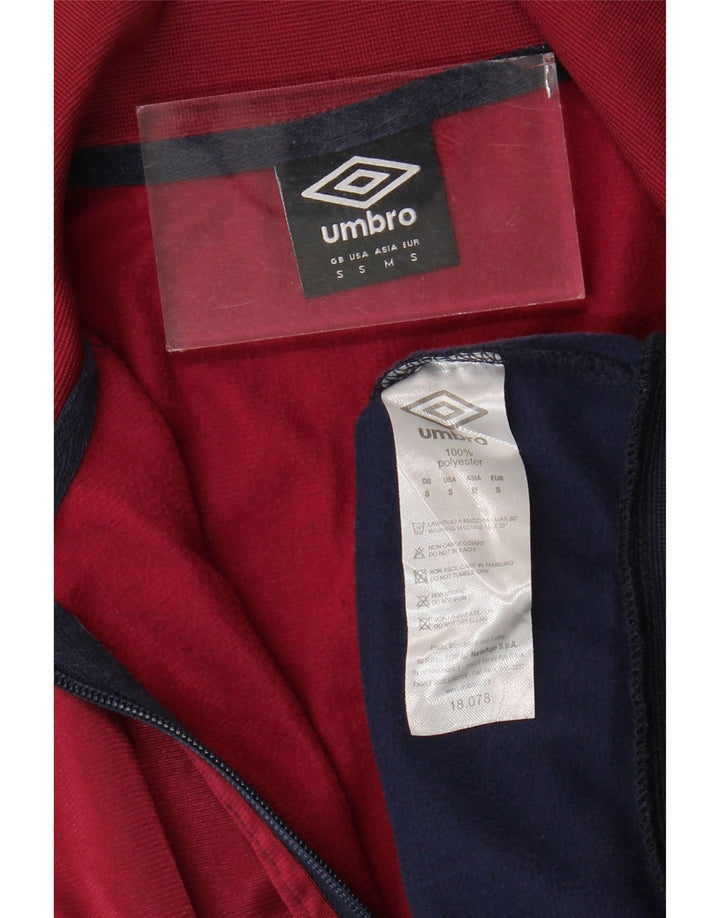 UMBRO Træningsdragt til mænd, topjakke, lille marineblå colourblock polyester