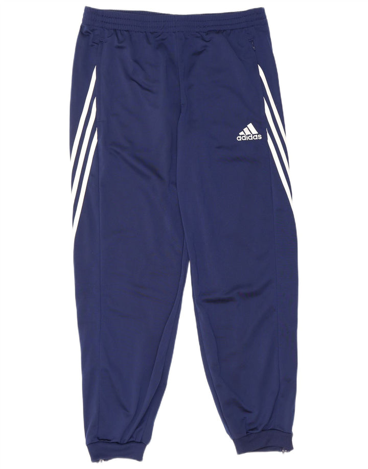 Adidas Herre træningsdragt Bukser Joggers Large Navy Blue Polyester