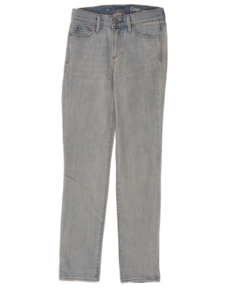 Gap Dame Slim Jeans W24 L30 Blå Bomuld