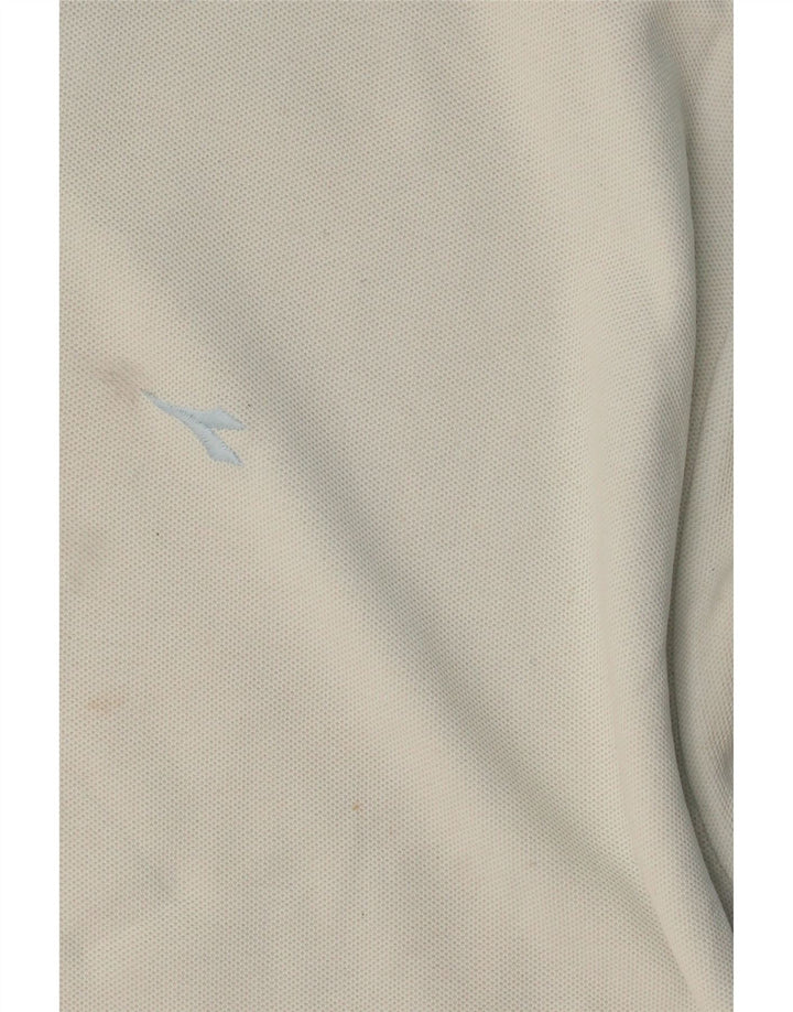 DIADORA Mens Polo Shirt IT 46 Small Green Cotton Vintage Diadora and Second-Hand Diadora from Messina Hembry 