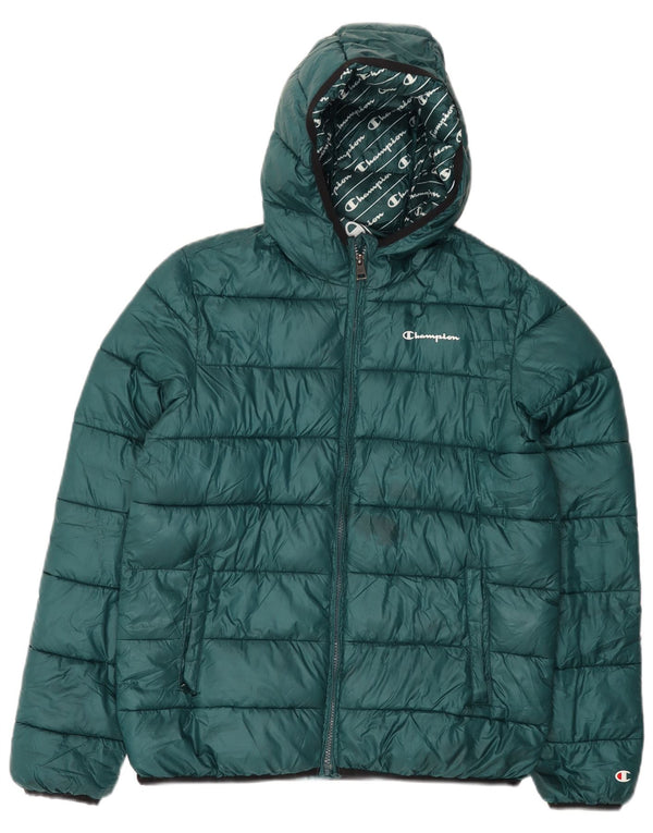 Champion drenge hættejakke 15-16 år 2XL grøn polyester