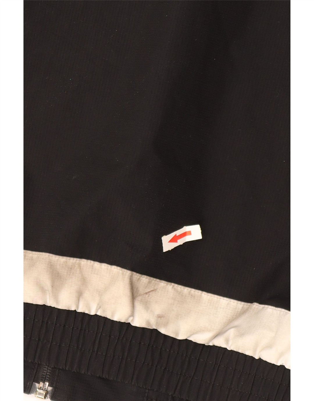 ADIDAS Regnjakke med hætte til mænd UK 38 Medium Sort Colourblock Polyester