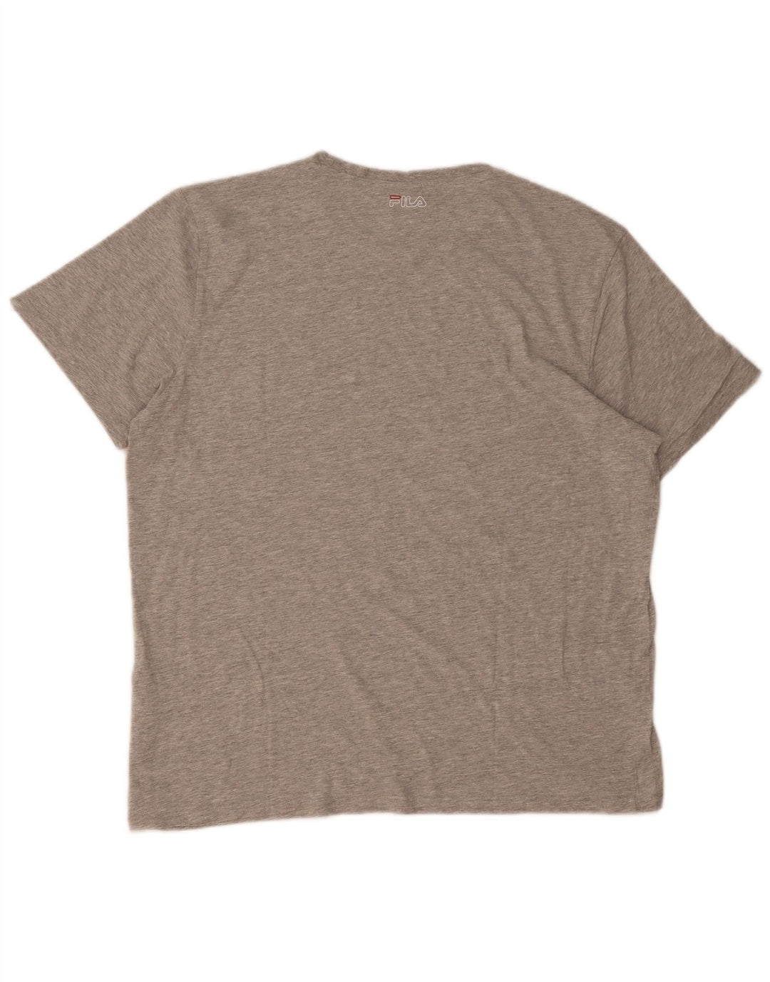 Fila Herre Grafisk T-Shirt Top Stor Grå Flecked