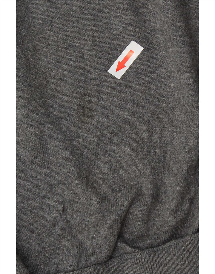 Gap Herre Crew Neck Jumper Sweater Stor Grå Bomuld