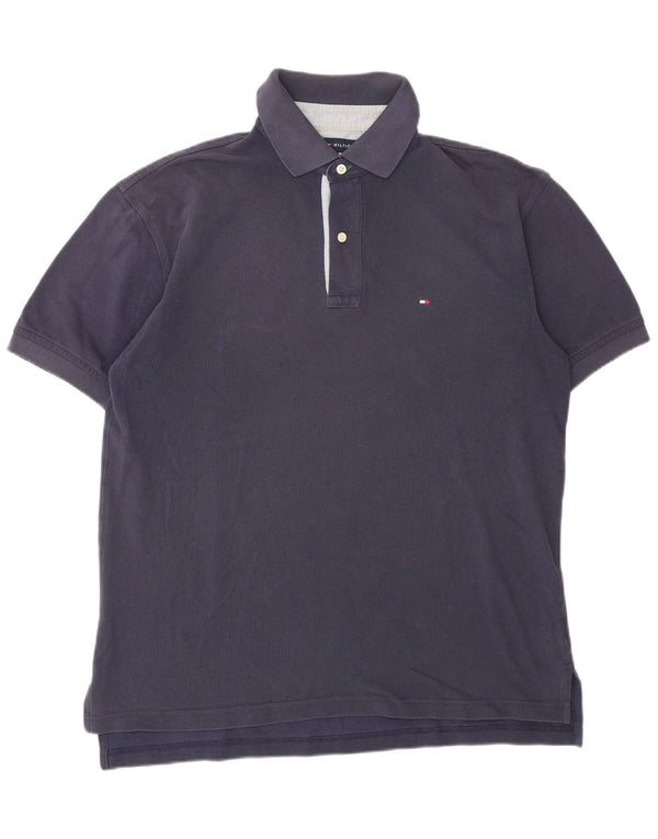 TOMMY HILFIGER Poloshirt til mænd Medium marineblå bomuld