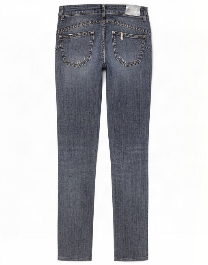 Liu Jo Womens Distressed Slim Jeans W28 L29 Blue