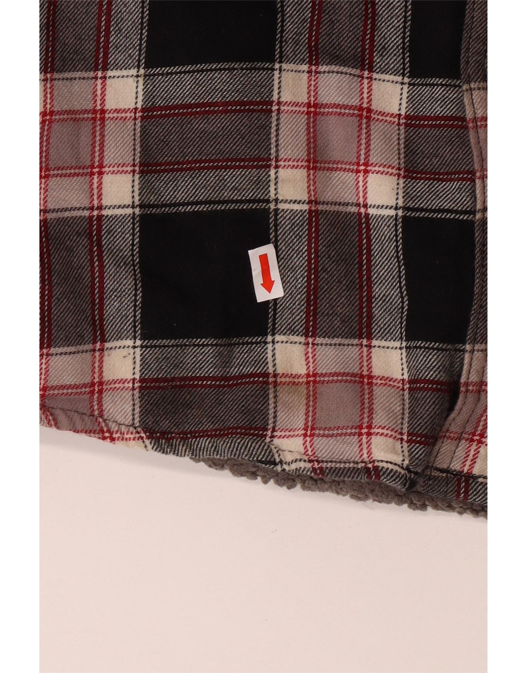 WRANGLER Mens Lumberjack Flannel Shirt Small Black Check Cotton