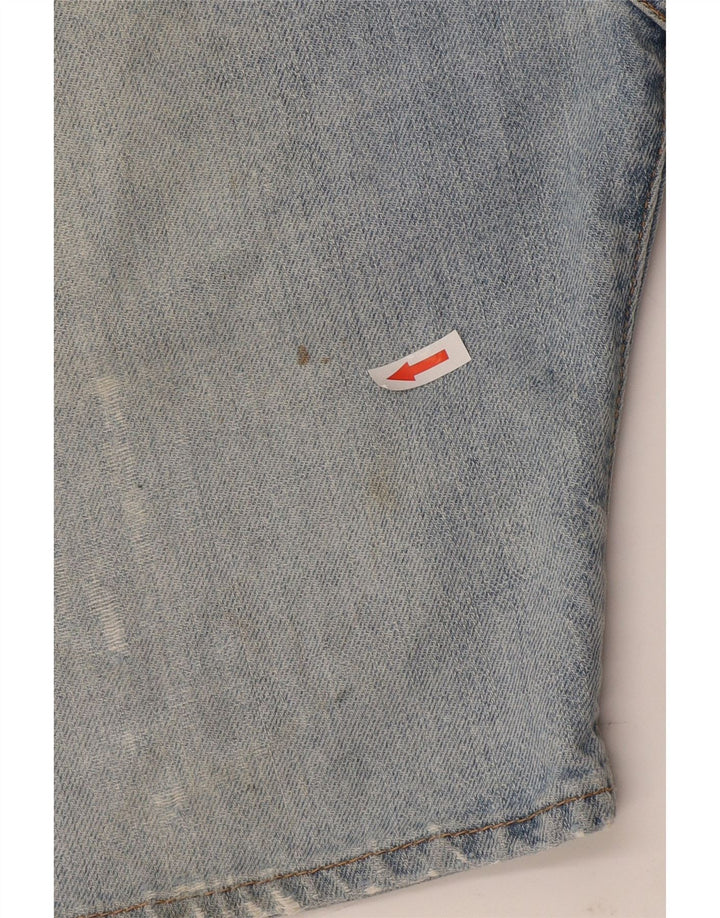 Levi's Herre 505 Distressed Denim Shorts W31 Medium Blue Cotton
