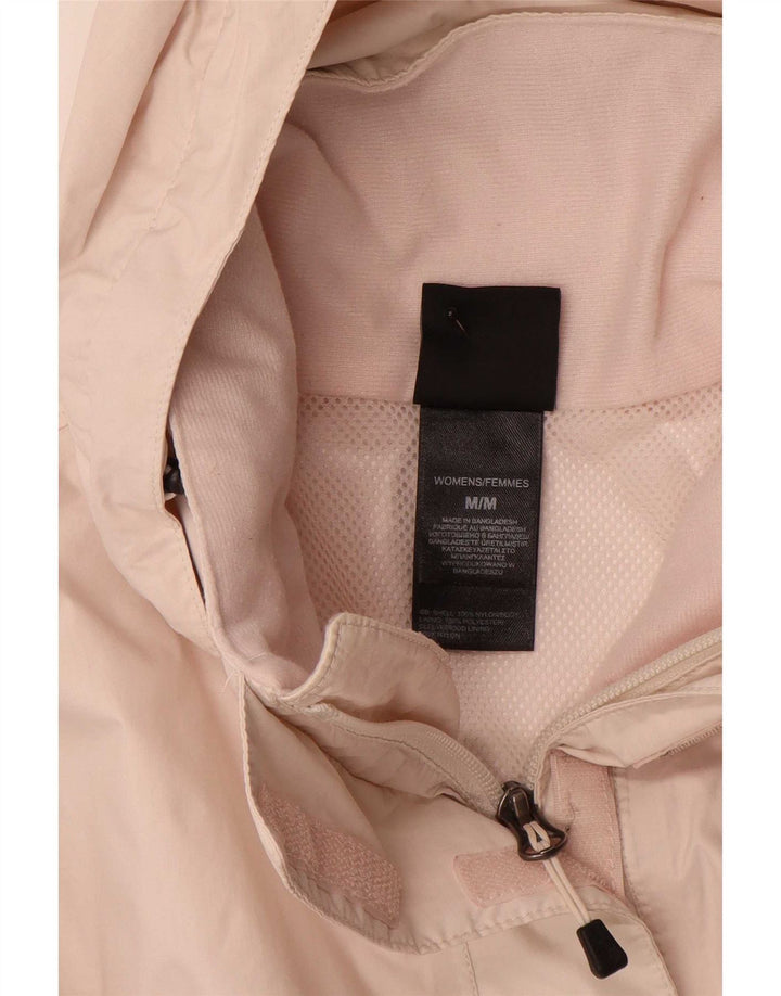 The North Face Regnjakke med hætte til kvinder UK 14 Medium Pink Polyester