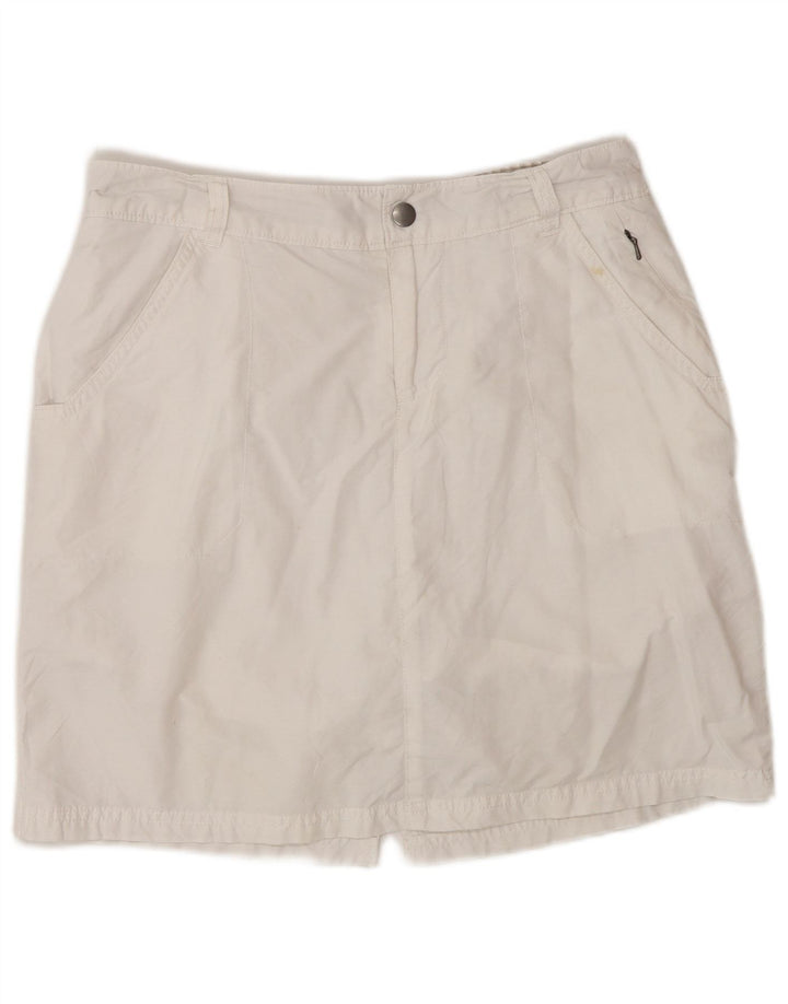 COLUMBIA Dame Skort US 8 Medium Hvid Bomuld