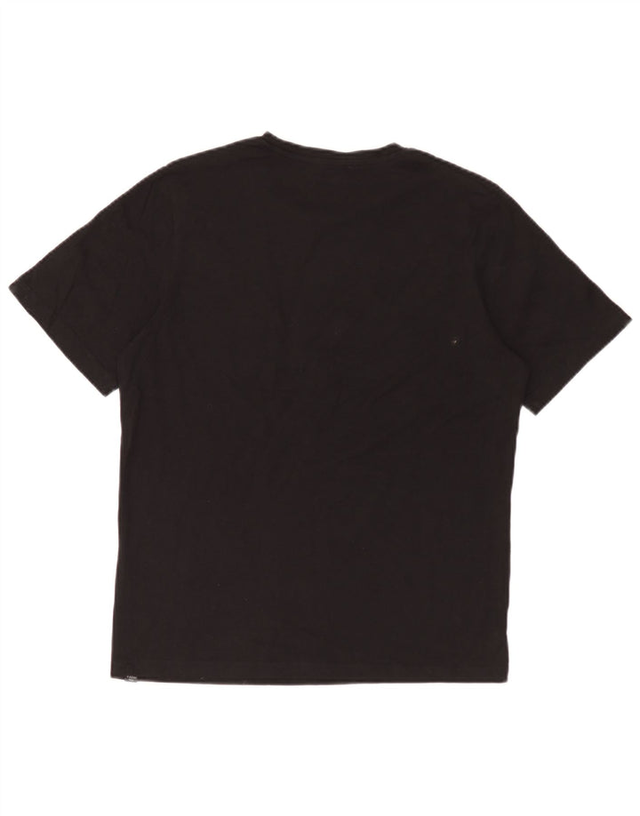 Jack & Jones herre T-shirt top lille sort bomuld