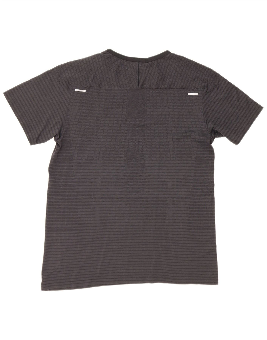 Nike herre Dri Fit T-shirt top mellemgrå nålestribe