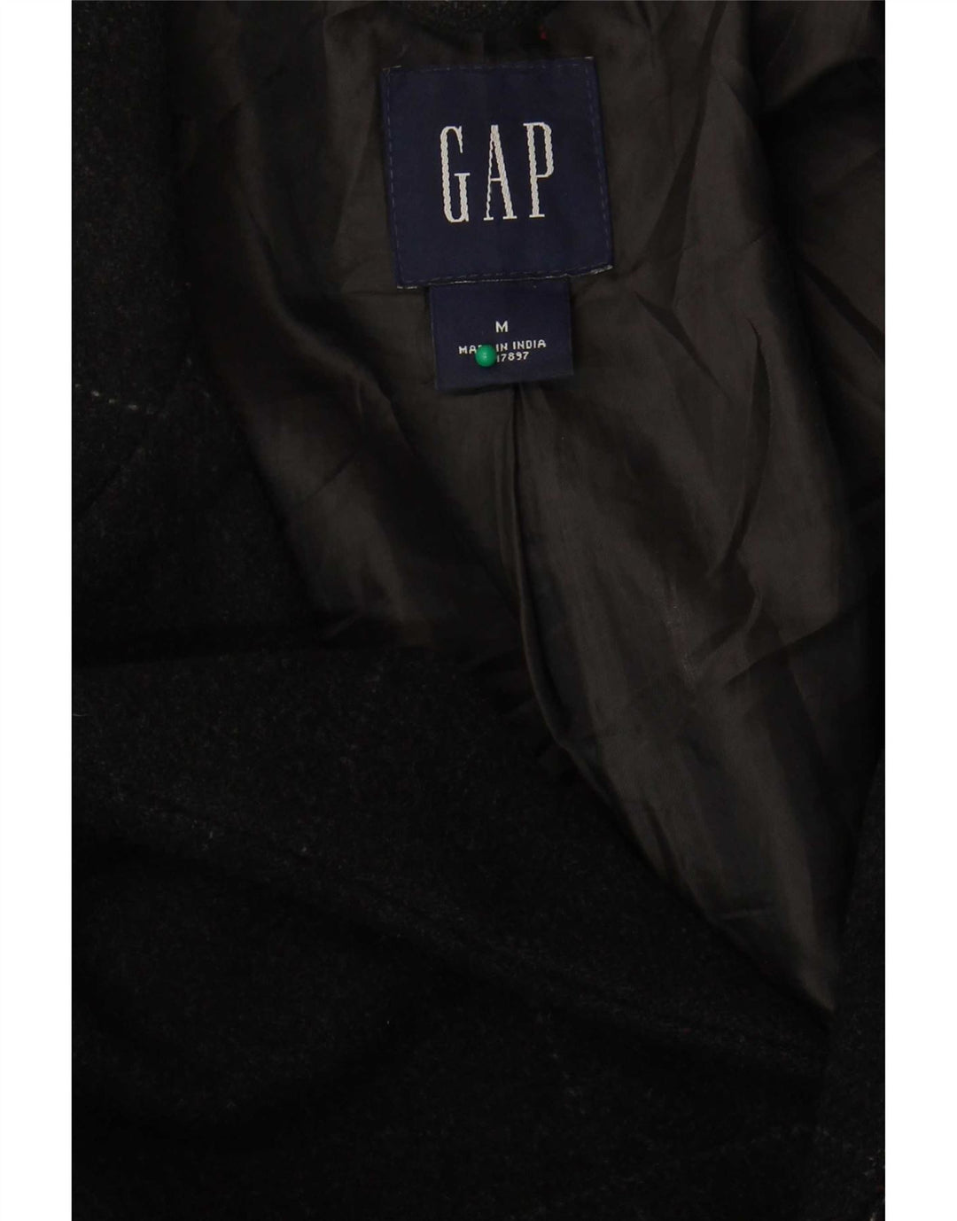 Gap Herre Overfrakke UK 38 Medium Grey Check