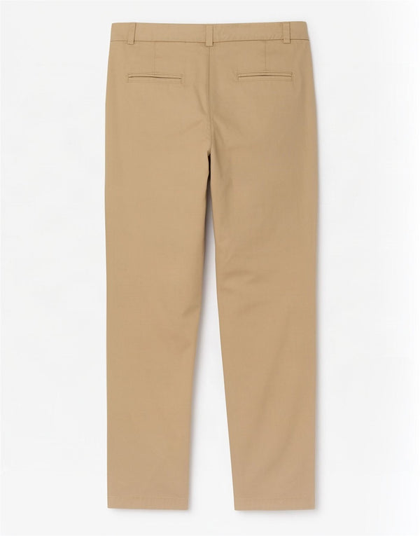 Marks & Spencer Lige Chinobukser til kvinder UK 8 Small W30 L28 Beige