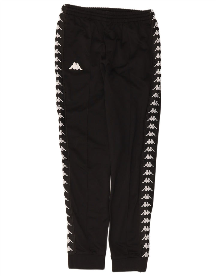 Kappa Herre grafisk træningsdragt Bukser Joggers Medium Sort Polyester