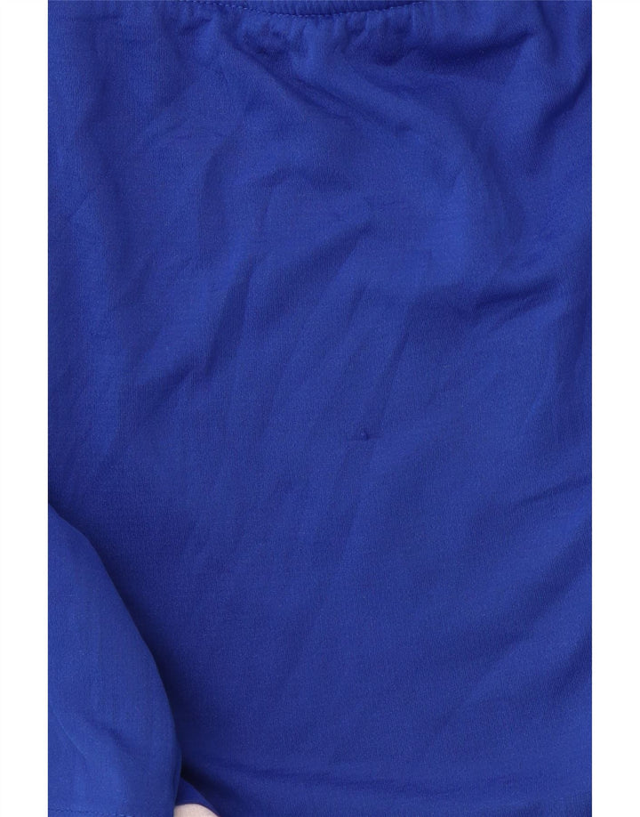 Reebok Sportsshorts til kvinder UK 16 Large Navy Blue Colourblock Polyester