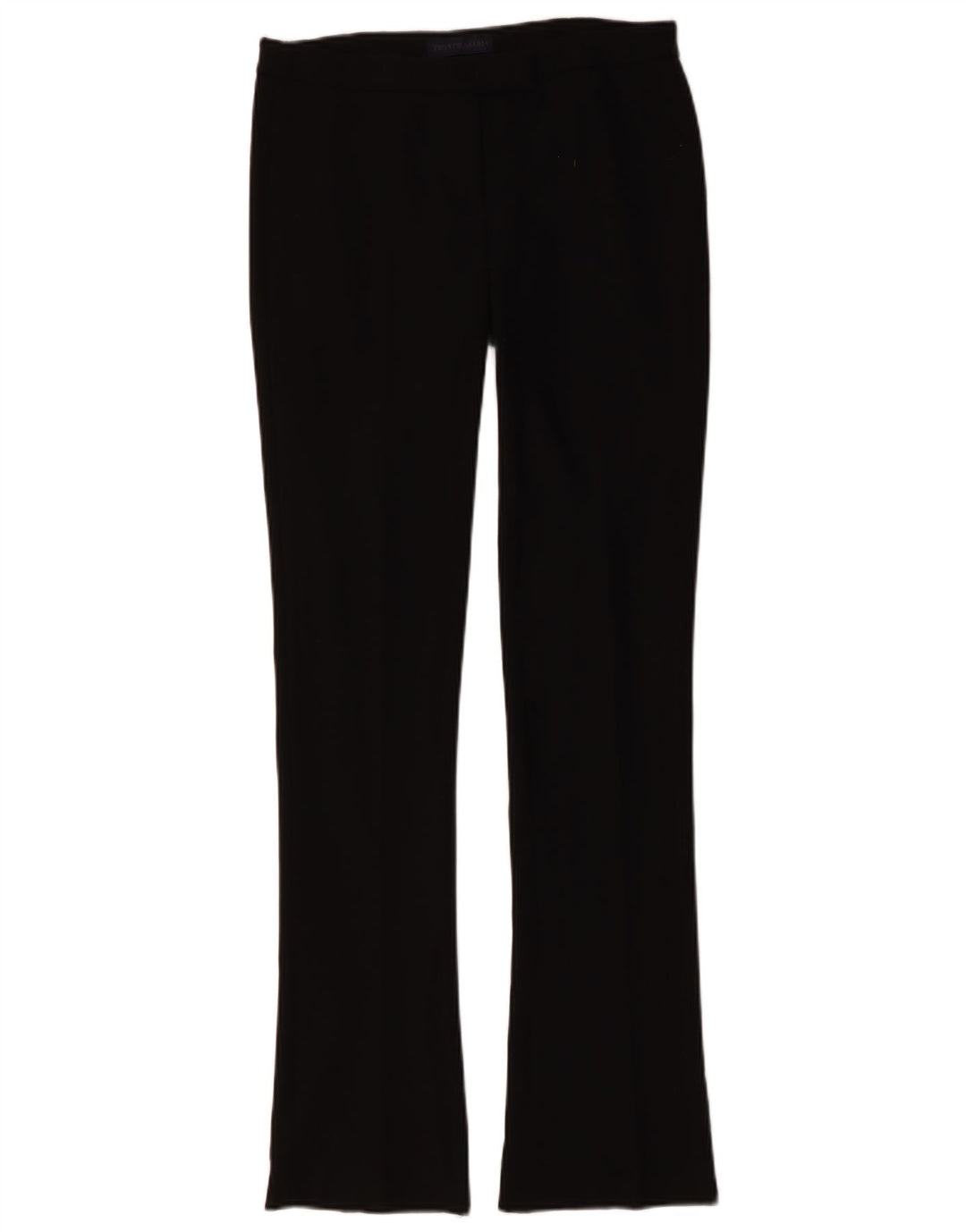 Trussardi Dame Bootcut Suit Bukser IT 40 Small W30 L34 Sort Polyester