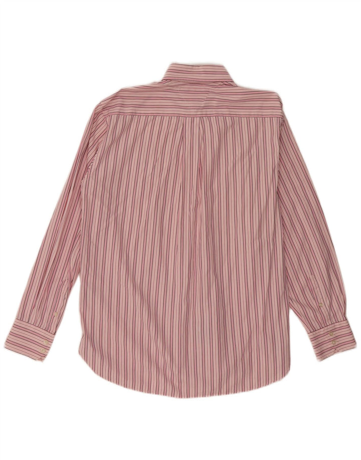 Tommy Hilfiger Herreskjorte Medium Pink Stribet Bomuld