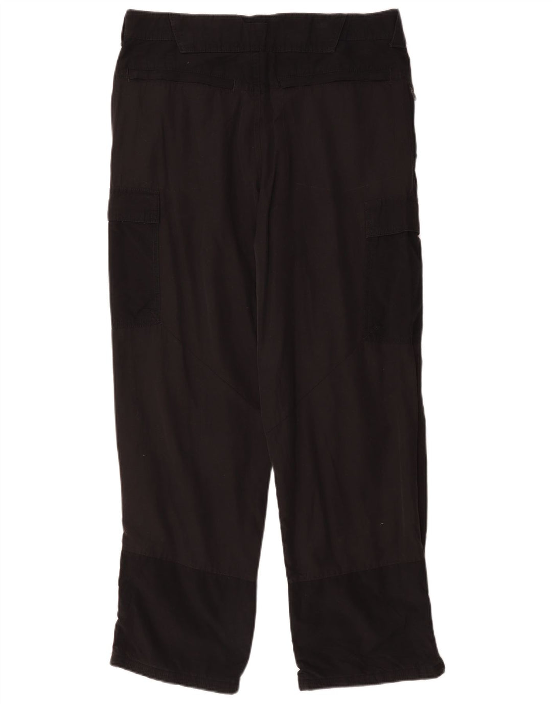 Marks & Spencer Herre Straight Cargo Bukser W34 L29 Sort Polyamid
