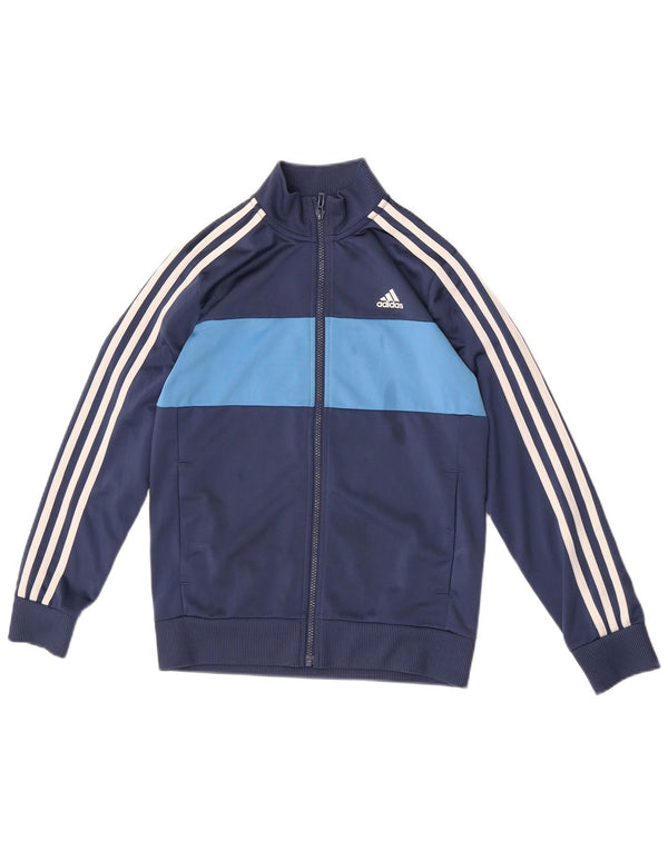 Adidas Træningsdragt Topjakke til drenge 11-12 år Navy Blue Colourblock