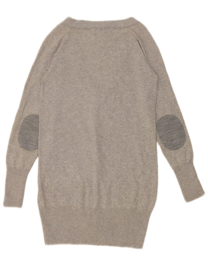 Zara Dame Cardigan Sweater UK 10 Lille Grå