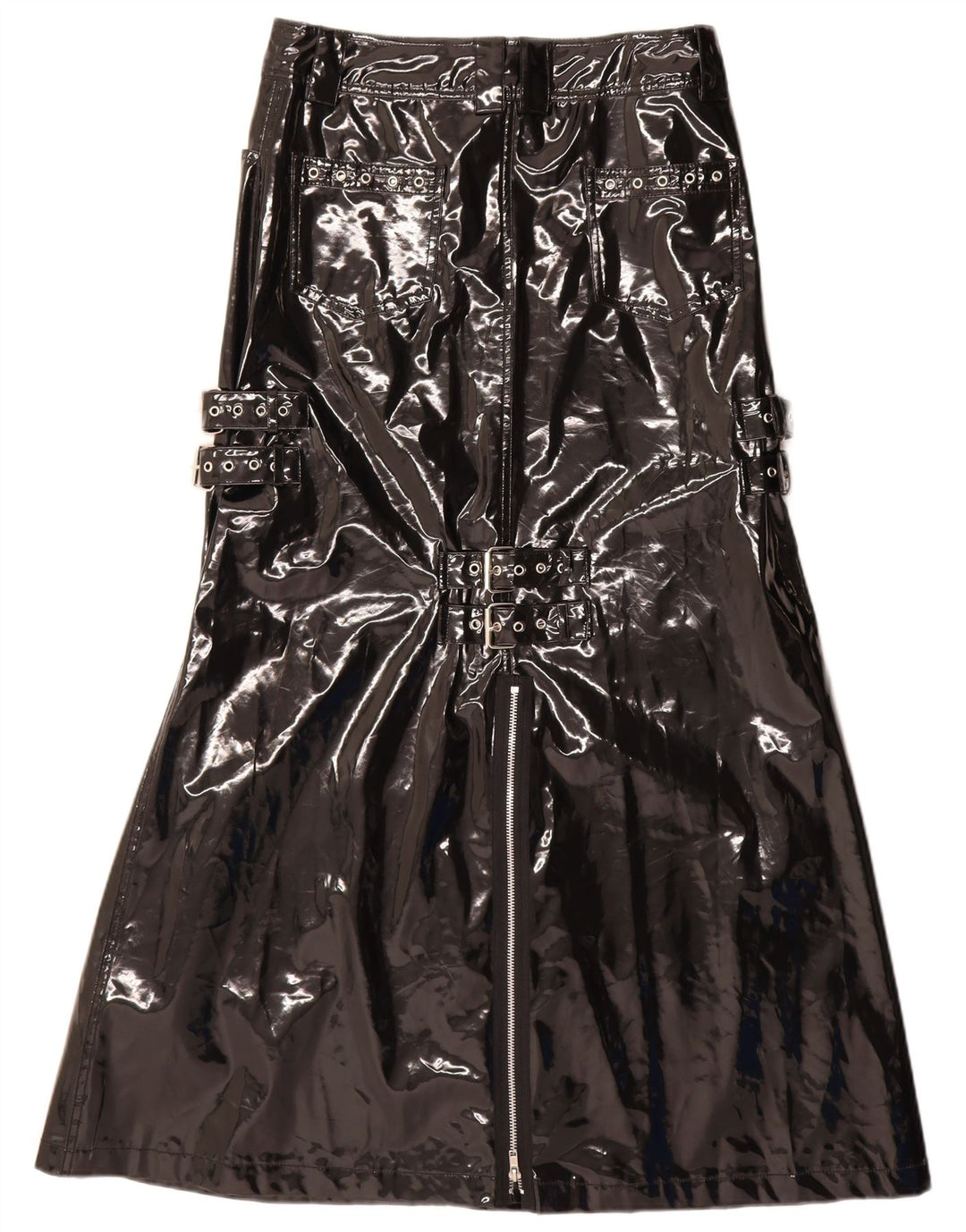 QUEEN OF DARKNESS Dame Maxi A-line nederdel Small W28 Black Gothic