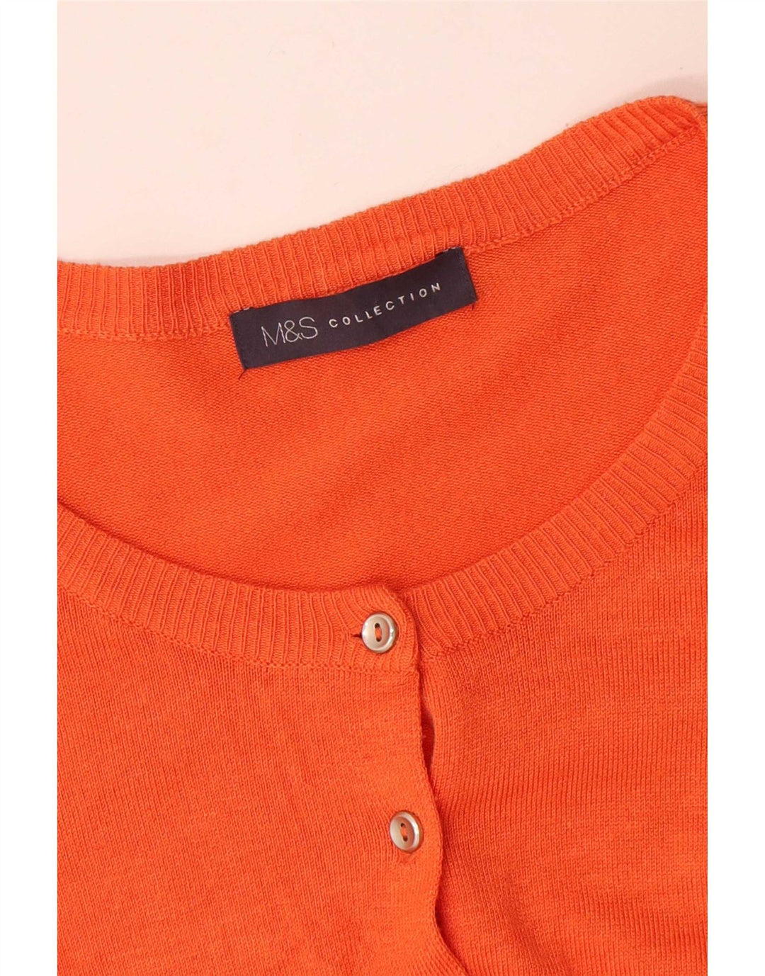 Marks & Spencer dame cardigan sweater UK 18 XL Orange